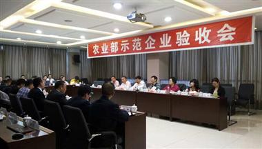 綿陽(yáng)公(gōng)司順利通(tong)過(guo)農業部(bu)示範齊(qi)業驗(yàn)收